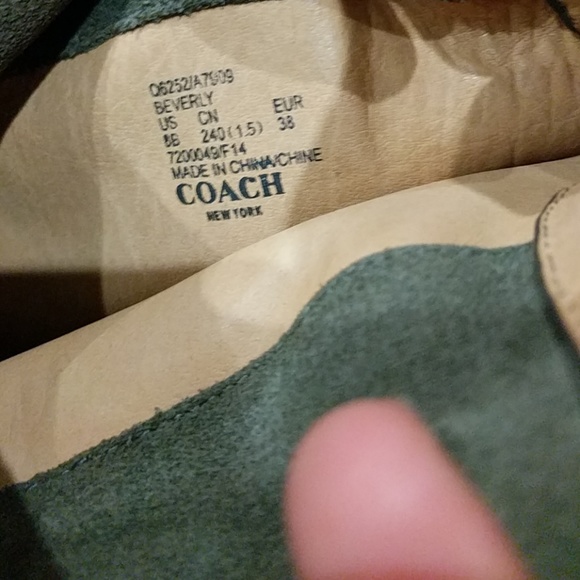 Coach Leather/ Suede boots - Picture 5 of 5